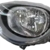 Phare gauche pour FIAT 500X depuis 2023, H4, avec prédisposition pour réglage électrique, sans moteur, noir, Neuf
