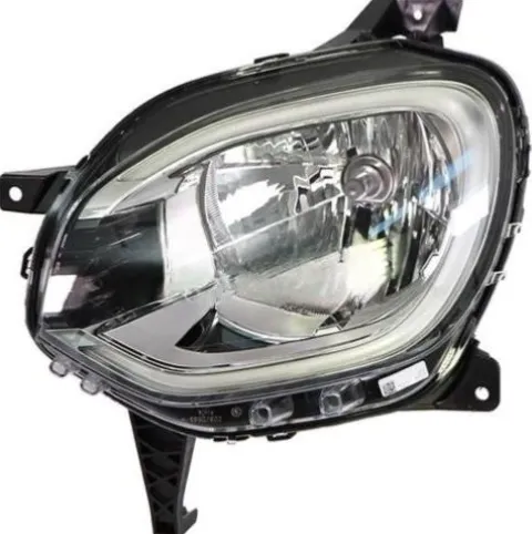 Phare gauche pour RENAULT TWINGO III phase 2 depuis 2019, H4-PY21W, avec feu de jour à LED, Prédisposé pour réglage électrique, Neuf