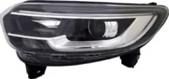 Phare gauche pour RENAULT KADJAR phase 1 de 2015 à 2018, avec feu de jour LED, H7-H7-PY21W,compatible avec le réglage electrique, Neuf