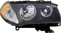 Phare Optique avant droit pour BMW X3 E83 2004-2006, H7+H7, feu clignotant orange, Neuf