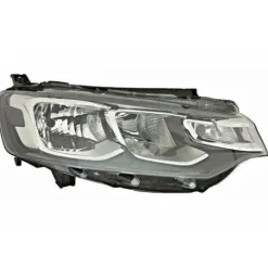 Phare optique avant droit électrique pour CITROËN C-ELYSEE depuis 2017, H7+H1+W5W+PY21W, Neuf