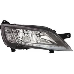 Phare Optique avant droit pour FIAT DUCATO Camping-car III depuis 2014 , H7+H7, (fond noir) LED