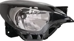 Phare Optique avant droit pour RENAULT TWINGO II phase 2, 2012-2014, H4, fond noir, Neuf