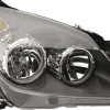Phare Optique avant droit pour OPEL ASTRA H GTC 2004-2011, H7+H1, Corps Noir, Neuf