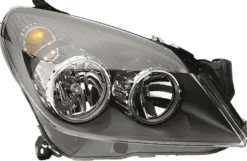 Phare Optique avant droit pour OPEL ASTRA H GTC 2004-2011, H7+H1, Corps Noir, Neuf