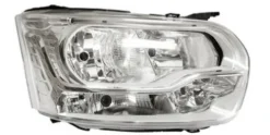 Phare Optique avant droit pour FORD TRANSIT Mk8 phase 1 2014-2019, H7+H15, feu de jour, LED adaptatifs, Neuf