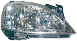 Phare Optique avant droit pour OPEL CORSA C phase 1, 2002-2003, H7+H7, électrique, (type Marelli)