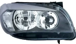 Phare Optique avant droit pour BMW X1 E84 ph. 2 2012-2015, H7+H7, Corps noir, Neuf