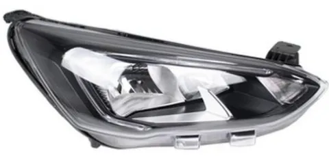 Phare optique avant droit pour FORD FOCUS IV phase 1 2018-2021, H7+H1+PY21W, feu du jour à LED, corps noir, Neuf