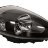 Phare Optique avant droit pour FIAT PUNTO EVO, 2009-2011, H4, noir, Neuf