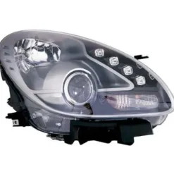 Phare Optique avant droit à LED pour ALFA ROMEO GIULIETTA 2010-2016, H7+H1, fond noir, Neuf