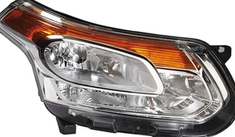 Phare Optique avant droit pour CITROËN C3 PICASSO phase 2, 2012-2017, H7+H1, Neuf