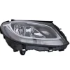 Phare Optique avant droit à LED pour MERCEDES CLASSE C phase 2, 2018-2021 (W205), H7+H7+PWY24W, noir, Neuf