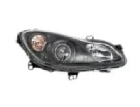 Phare Optique avant droit électrique pour SMART FORTWO 2007-2011, H7+H7, avec moteur, fond noir, Neuf