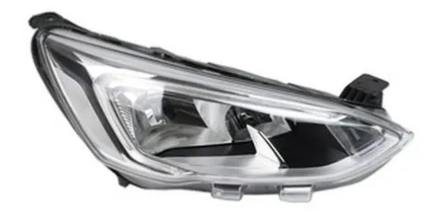 Phare optique avant droit pour FORD FOCUS IV phase 1 2018-2021, H7+H1+PY21W, feu du jour à LED, corps chromé, Neuf