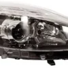 Phare Optique avant droit pour RENAULT SCENIC III phase 2, 2012-2013, H7+H7, fond noir, Neuf