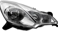 Phare Optique avant droit pour CITROËN DS3, 2010-2016, H1+H7, contour noir, Neuf