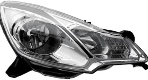 Phare Optique avant droit pour CITROËN DS3, 2010-2016, H1+H7, contour noir, Neuf