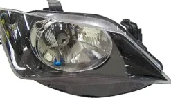 Phare Optique avant droit pour SEAT IBIZA IV phase 2, 2012-2015, H4, fond noir, Neuf