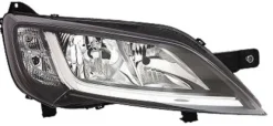 Phare Optique avant droit pour CITROËN JUMPER II phase 2 depuis 2014 >, H7+H7, (fond noir), Neuf