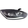 Phare Optique avant droit pour RENAULT MEGANE III phase 3 2014-2016, H7+H7, fond noir, Neuf