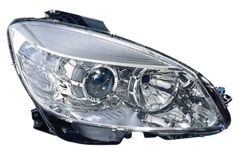 Phare Optique avant droit électrique pour MERCEDES (W204) CLASSE C ph. 1 2007, H7+H7, Neuf