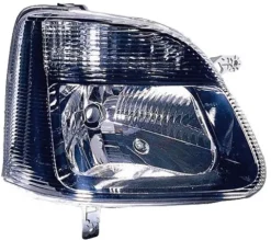 Phare Optique avant droit pour OPEL AGILA 2002-2008, H4, corps noir, Neuf