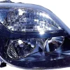 Phare Optique avant droit pour RENAULT SCENIC I phase 2 1999-2003, H7+H1, fond noir, (modèle RX4)