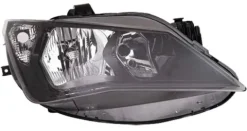 Phare Optique avant droit pour SEAT IBIZA IV phase 2, 2012-2015, mod. Sport/FR, H7+H7, fond noir,, Neuf