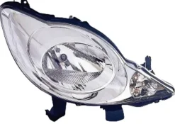 Phare Optique avant droit pour PEUGEOT 107 phase 1, 2005-2008, H4, Neuf