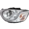 Phare optique avant droit H4 pour HYUNDAI I10, 2010-2013, corps chromé, neuf