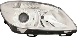 Phare Optique avant droit pour SKODA FABIA II ph. 2 2010-2014, H7+H7, 2 paraboles, Neuf