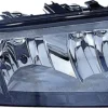 Phare Optique avant droit pour SKODA FABIA I ph. 1 2000-2004, H7+H3, Corps noir, Mod. Junior, Neuf