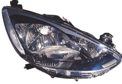 Phare optique avant droit pour MAZDA 2 II 2007-2014, H4, Neuf