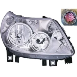 Phare Optique avant droit pour CITROËN JUMPER Camping-car II phase 1, 2011-2014, H7+H15+PY21, avec feu diurne, Neuf
