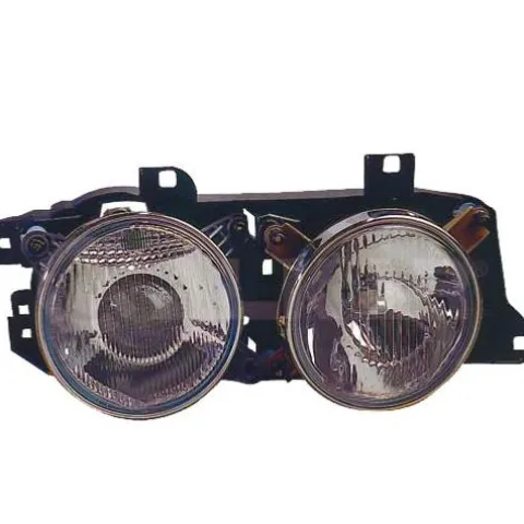 Phare optique avant droit électrique pour BMW Serie 5 E34 1988-1995, H1+H1, Neuf