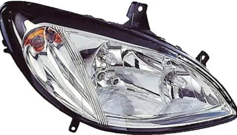 Phare Optique avant droit pour MERCEDES VIANO phase 1 (W639) 2003-2010, H7+H7+H7, Neuf