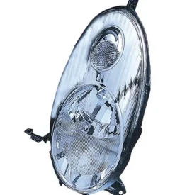 Phare Optique avant droit pour NISSAN MICRA III (K12) ph.2, 2005-2007, H4, chromé, Neuf