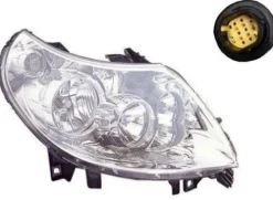 Phare Optique avant droit pour CITROËN JUMPER Camping-car II ph.1, 2006-2014, H7+H1, Neuf