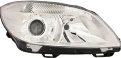 Phare optique avant droit électrique pour SKODA ROOMSTER 2010-2015, H7, 2 paraboles avec moteur électrique, Neuf