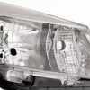 Phare Optique avant droit pour TOYOTA YARIS III phase 1, 2011-2014, H4, fond chromé, contour noir
