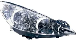 Phare Optique avant droit pour PEUGEOT 308 I phase 1, 2007-2011, H7+H1, Neuf