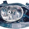 Phare Optique avant droit pour SEAT IBIZA IV phase 1, 2008-2012, H4, fond noir, Neuf