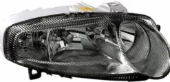 Phare optique avant droit pour ALFA ROMEO 147 2000-2004, H7+H7+H1, corps noir, Mod. GTA, Neuf