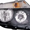 Phare Optique avant droit pour DACIA DUSTER I phase 1, 2010-2013, H7+H1, fond noir, Neuf