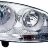 Phare Optique avant droit pour VOLKSWAGEN GOLF V 2003-2008, H7+H7, fond chromé, Neuf