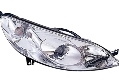 Phare Optique avant droit pour PEUGEOT 407, 2004-2011, H1+H7, Neuf