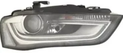 Phare Optique avant droite pour AUDI A4 IV ph. 2 2012-2015, XENON D3S/LED, avec moteur, fond noir-AFS, Neuf