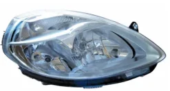 Phare Optique avant droit pour LANCIA YPSILON I ph. 2 2006-2011, H7+H3, Corps effet satiné, Neuf