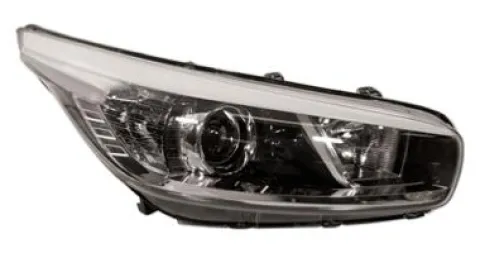 Phare Optique avant droit électrique pour KIA CEE D, 2012-2015, avec moteur, fond noir, Mod. 5 portes, Mod. GT-LINE, Neuf